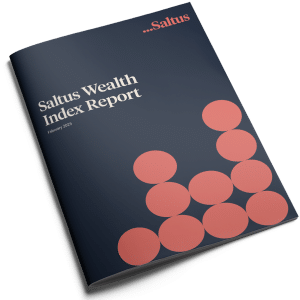 Saltus Wealth Index Report cover February 2025